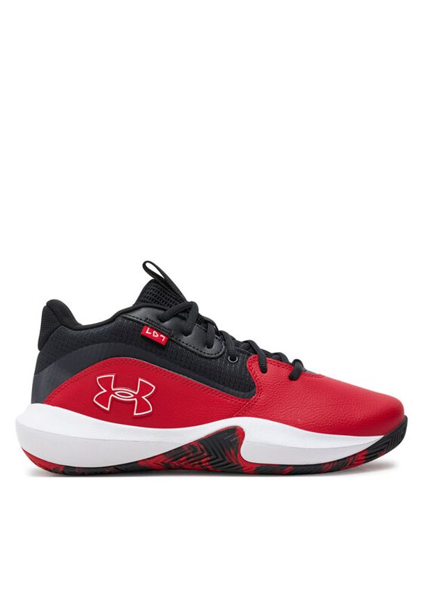 Under Armour Buty do koszykówki Ua Lockdown 7 3028512-600 Czerwony. Kolor: czerwony. Materiał: skóra. Sport: koszykówka