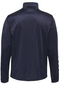 Hummel Zestaw sportowy bluza i spodnie dresowe Promo Kids Poly Suit. Kolor: niebieski. Materiał: dresówka. Sport: piłka nożna