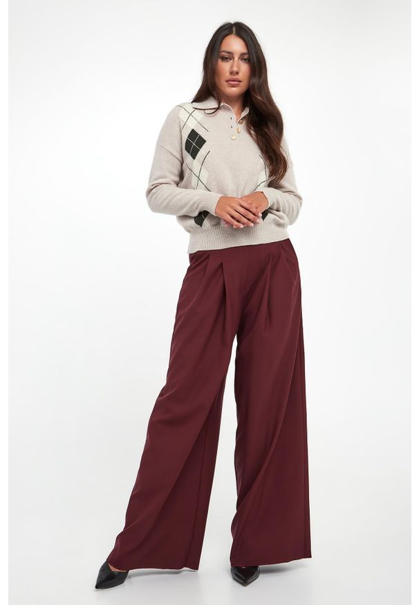 Marella - Sweter damski z kaszmirem Caviale MARELLA. Materiał: kaszmir