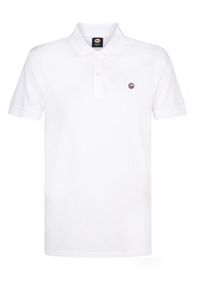 Petrol Industries Polo M-ROS-POL002 Biały Regular Fit. Typ kołnierza: polo. Kolor: biały. Materiał: bawełna #7