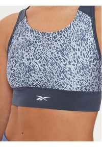Reebok Biustonosz top Running AOP 100076052 Szary Regular Fit. Kolor: szary. Materiał: syntetyk. Sport: bieganie