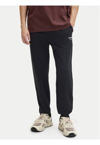 Jack & Jones Spodnie dresowe Gordon 12288641 Czarny Regular Fit. Kolor: czarny. Materiał: bawełna #5