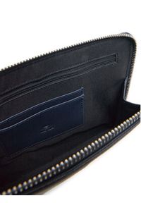 Guess Saszetka PMBASA P5235 Granatowy. Kolor: niebieski. Materiał: skóra