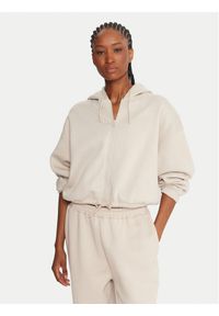 Reebok Bluza Reebok X Ewa Chodakowska RK25307CCW Beżowy Relaxed Fit. Kolor: beżowy. Materiał: syntetyk, bawełna #1