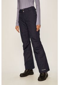 columbia - Columbia - Spodnie 1623351. Kolor: niebieski. Materiał: tkanina, nylon, materiał, poliester. Wzór: gładki. Sport: snowboard #3