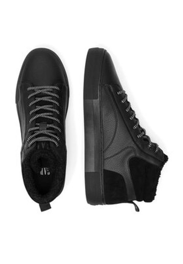 GAP - Gap Sneakersy PORTLAND CUP MID M GP505011AM-BKBK Czarny. Kolor: czarny. Materiał: materiał