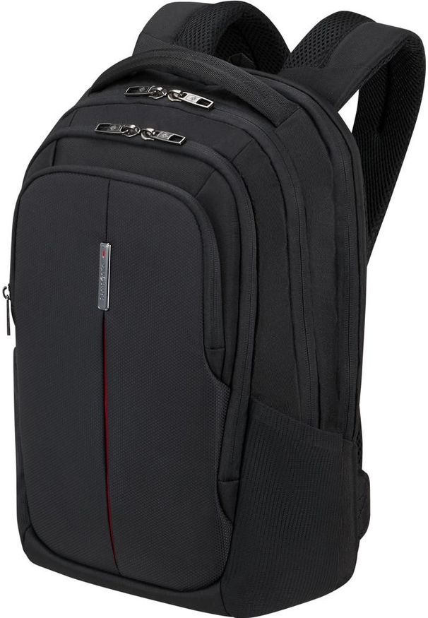 Plecak Samsonite 155195 1041 14.1'' Guardit 3.0 czarny. Kolor: czarny. Materiał: materiał, tkanina. Styl: biznesowy, klasyczny, casual