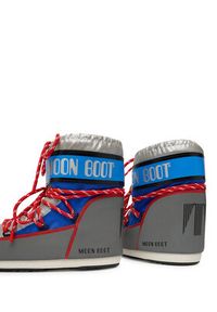 Moon Boot Śniegowce Mb Icon Low Space Racing 80D1409650 Szary. Kolor: szary. Materiał: materiał #6