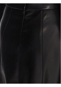 Marella Spódnica z imitacji skóry Vally 2525776022 Czarny Regular Fit. Kolor: czarny. Materiał: skóra #4