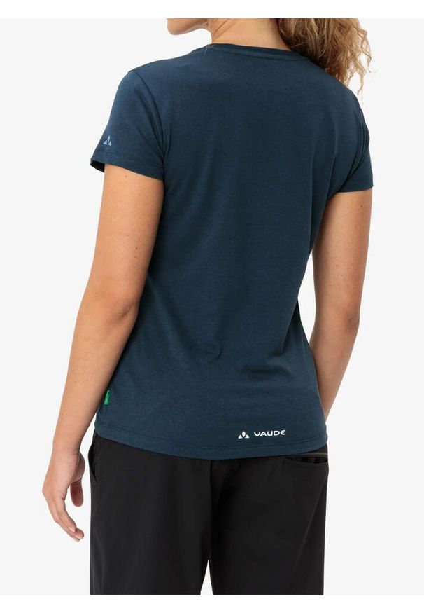 Koszulka z nadrukiem damska Vaude Cyclist T-Shirt V. Kolor: zielony. Wzór: nadruk