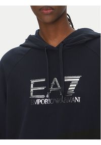 EA7 Emporio Armani Dres 7W000122 AF12502 UB102 Granatowy Regular Fit. Kolor: niebieski. Materiał: bawełna #3