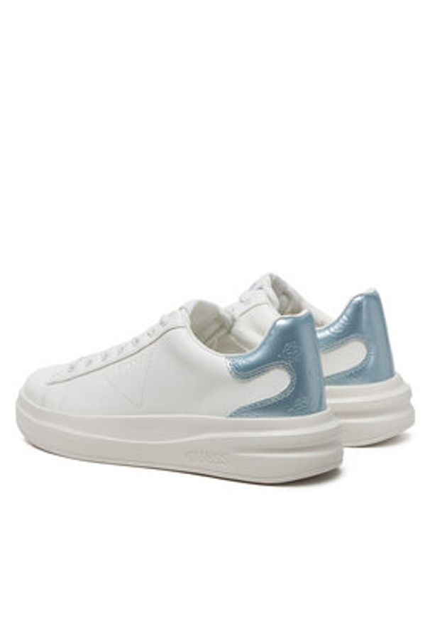 Guess Sneakersy FLJBIN LEA12 Biały. Kolor: biały. Materiał: skóra