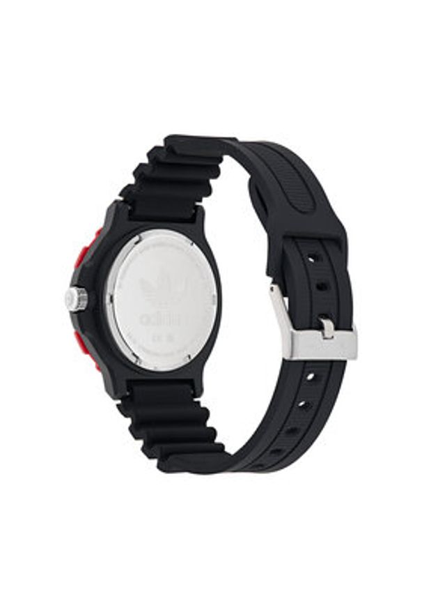 Adidas - adidas Zegarek AO Style Discoverer Two AOSY25514 Czarny. Kolor: czarny. Materiał: syntetyk