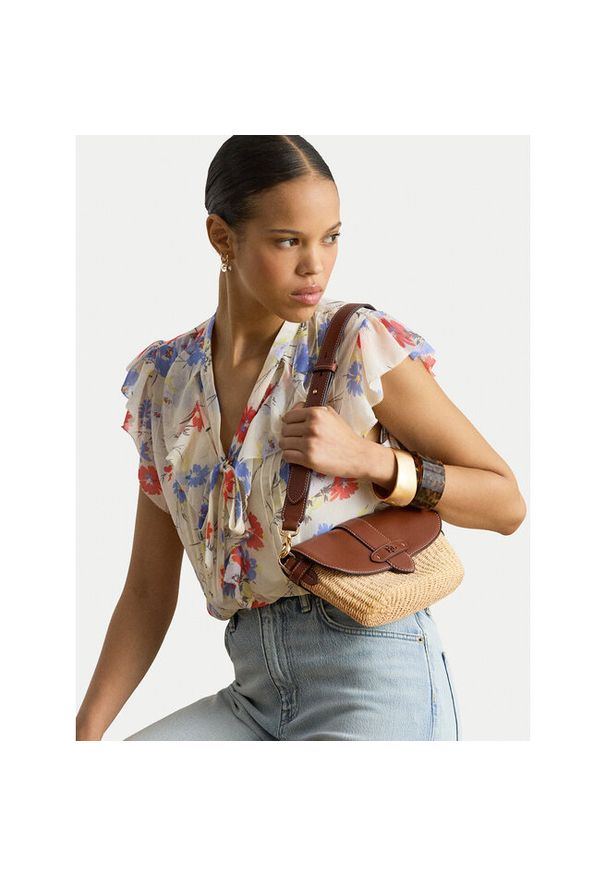 Lauren Ralph Lauren - Torebka LAUREN RALPH LAUREN. Kolor: brązowy