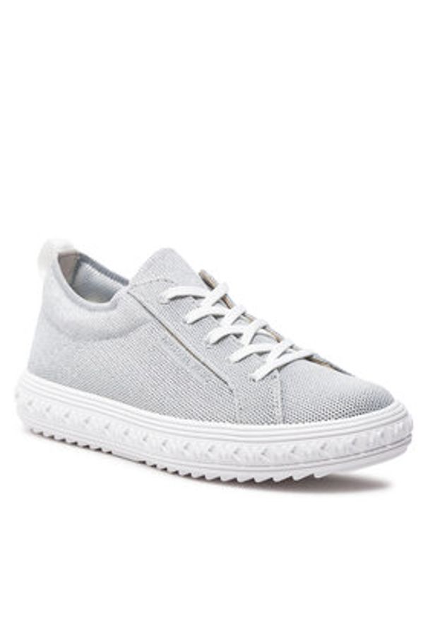MICHAEL Michael Kors Sneakersy Grove Metallic 43S4GVFS2D Srebrny. Kolor: srebrny. Materiał: materiał