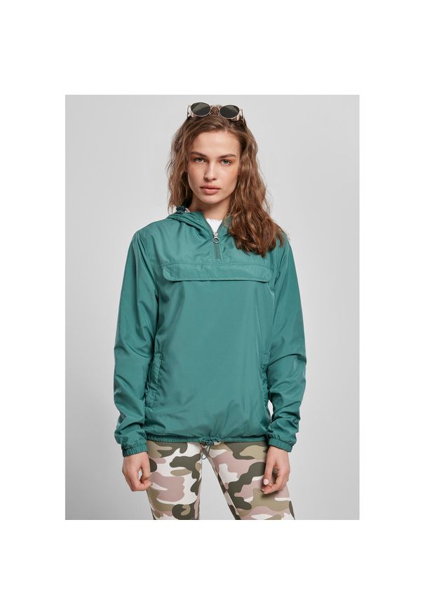 Damska kurtka wiatrówka Urban Classics (Grandes tailles). Kolor: zielony