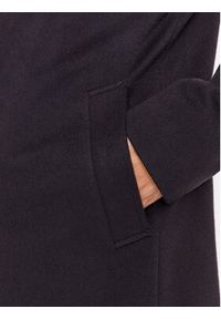 BOSS - Boss Płaszcz wełniany H-Hyde-Bib-234 50502250 Granatowy Slim Fit. Kolor: niebieski. Materiał: wełna #5