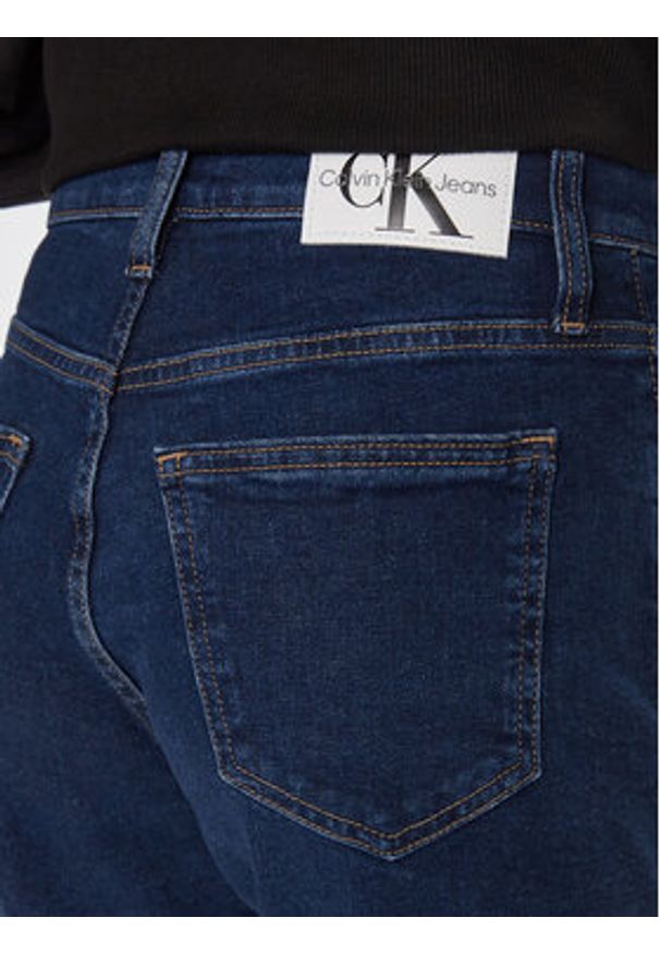 Calvin Klein Jeans Jeansy Mom Jean J20J223244 Granatowy Mom Fit. Kolor: niebieski