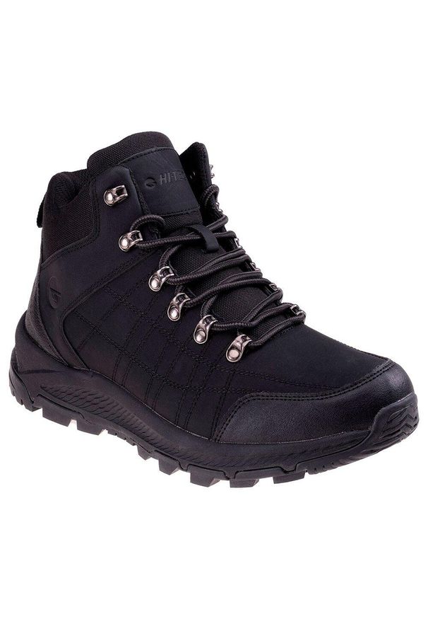 Hi-tec - Męskie Buty Mengelo Mid Cut. Kolor: czarny. Sport: turystyka piesza