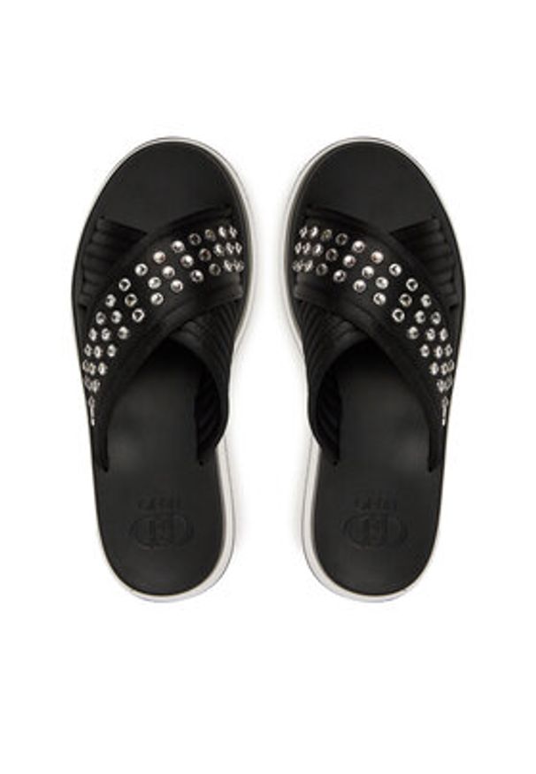 Liu Jo Klapki Dreamy Sandal 05 BA5091 TX001 Czarny. Kolor: czarny. Materiał: materiał