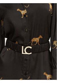 LOLA CASADEMUNT Sukienka koszulowa LS2616091 Czarny Regular Fit. Kolor: czarny. Materiał: syntetyk. Typ sukienki: koszulowe #2