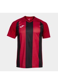 Koszulka z dekoltem w szpic Joma Inter IV. Typ kołnierza: dekolt w kształcie V. Kolor: czerwony, wielokolorowy, czarny. Materiał: poliester. Sport: piłka nożna #1