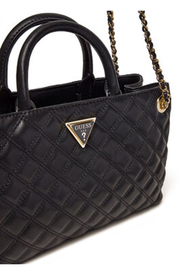 Guess Torebka HWQG87 48090 Czarny. Kolor: czarny. Materiał: skórzane