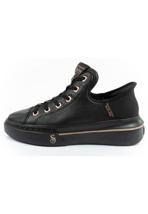 skechers - Buty sportowe trampki damskie Skechers SLIP-INS Snoop Dogg. Kolor: czarny