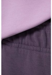 Adidas - adidas dres dziecięcy kolor fioletowy. Kolor: fioletowy. Materiał: dresówka #2