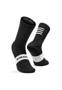 SIROKO - Skarpetki rowerowe unisex S1 Black Kapelmuur. Kolor: czarny. Materiał: nylon, elastan. Sport: kolarstwo