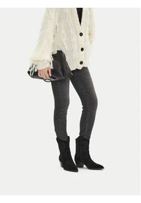 Badura Kowbojki C-ANA-DX01381-12 Czarny. Kolor: czarny. Materiał: zamsz, skóra #5