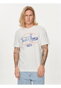 Jack & Jones - Jack&Jones T-Shirt Jprblulouie 12259674 Biały Regular Fit. Kolor: biały. Materiał: bawełna #1