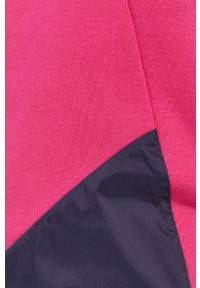 Hugo Szorty damskie kolor różowy gładkie high waist. Okazja: na co dzień. Stan: podwyższony. Kolor: różowy. Materiał: bawełna. Wzór: gładki. Styl: casual