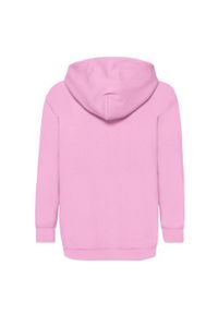 FRUIT OF THE LOOM - Bluza Z Kapturem Dla Dzieci. Typ kołnierza: kaptur. Kolor: różowy