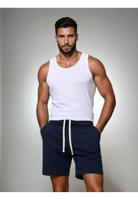 Sinsay - Szorty basic - granatowy. Kolor: niebieski #1