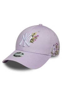 New Era Czapka z daszkiem 9FORTY Floral Icon New York Yankees 60667486 Fioletowy. Kolor: fioletowy. Materiał: materiał, bawełna