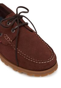 TOMMY HILFIGER - Tommy Hilfiger Mokasyny Light Sde FM0FM05747 Brązowy. Kolor: brązowy. Materiał: zamsz, skóra #2
