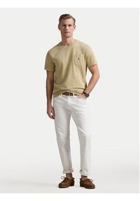 Polo Ralph Lauren T-Shirt 710964511003 Beżowy Regular Fit. Typ kołnierza: polo. Kolor: beżowy. Materiał: bawełna