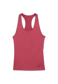 Podkoszulek Puma W Tad Essential Racerback Tank Port, Kobiety. Kolor: różowy. Materiał: materiał, poliester