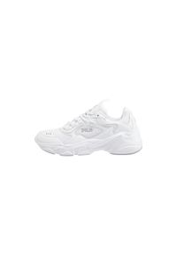 Sneakersy damskie Fila Collene. Okazja: na co dzień. Kolor: biały. Materiał: materiał, syntetyk, tkanina. Sport: turystyka piesza #1