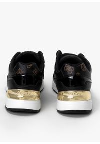 Sneakersy damskie Guess Moxea (FL5MOXFAL12-BLKBR). Kolor: czarny. Materiał: skóra. Szerokość cholewki: normalna #3