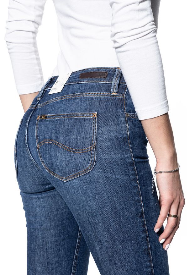 Lee - SPODNIE DAMSKIE LEE SKINNY SCARLETT DARK ABERDEEN L526SIMX 112111907