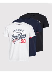 Jack & Jones Komplet t-shirtów Ethan 12221269 Kolorowy Regular Fit. Materiał: bawełna. Wzór: kolorowy #1