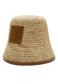 JACQUEMUS Kapelusz Cappello 245AC642 Beżowy. Kolor: beżowy. Materiał: materiał #1