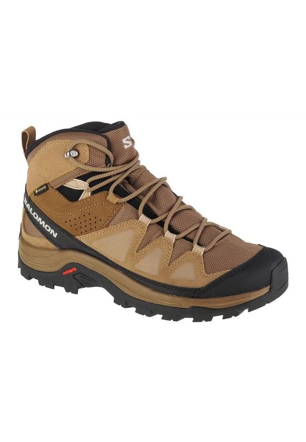 salomon - Buty Salomon Quest Rove Gtx M 471814 brązowe. Zapięcie: sznurówki. Kolor: brązowy. Materiał: syntetyk, zamsz, skóra, guma