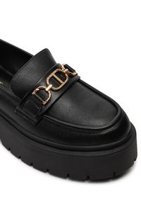 TwinSet - TWINSET Loafersy 242TCP060 Czarny. Kolor: czarny. Materiał: skóra #4