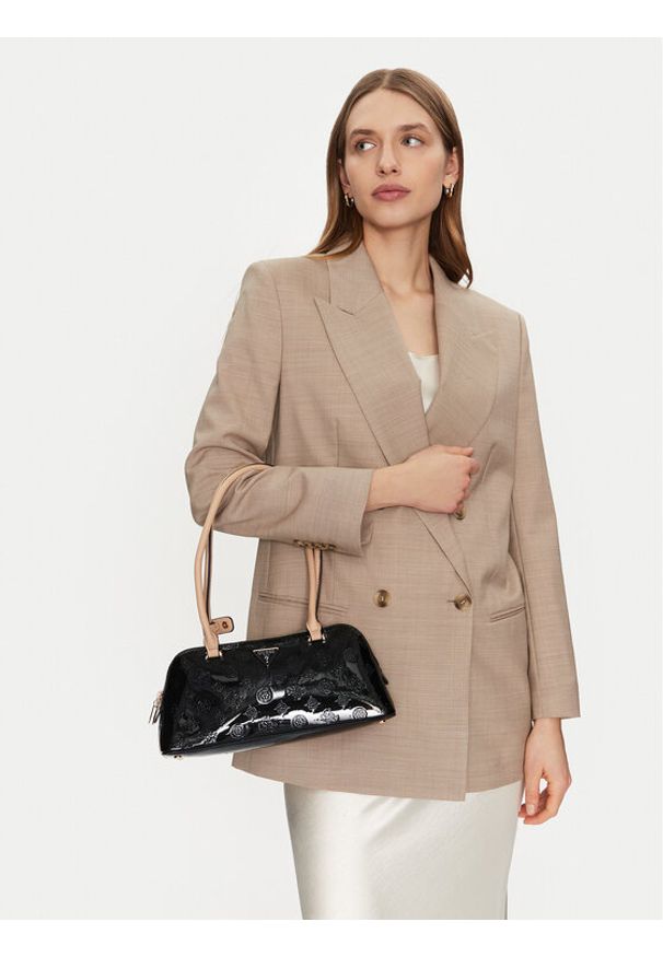 Guess Torebka HWTV94 96080 Czarny. Kolor: czarny. Materiał: skórzane
