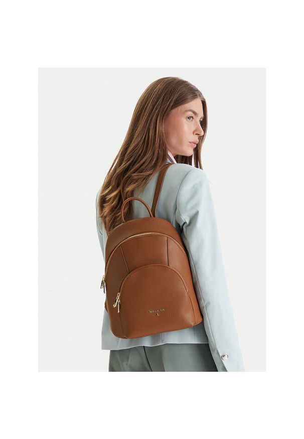 Plecak Patrizia Pepe. Kolor: brązowy