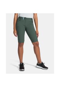 Damskie szorty outdoorowe Kilpi SYLANE-W. Kolor: zielony. Materiał: nylon