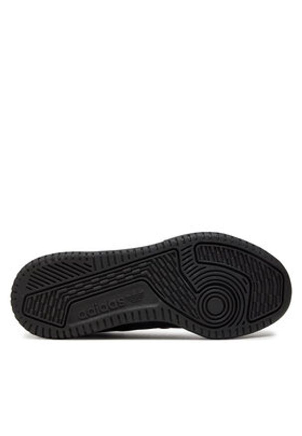 Adidas - adidas Sneakersy Team Court 2 Str J ID6630 Czarny. Kolor: czarny. Materiał: skóra